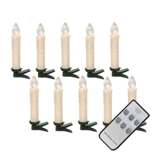 Load image into Gallery viewer, Ivory Clip On Candle Lights with Remote
