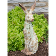 Load image into Gallery viewer, Large sitting cottage rabbit statue.

