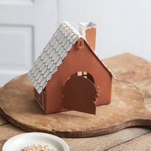 Load image into Gallery viewer, Gingerbread House Metal Luminary
