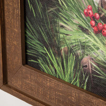 Load image into Gallery viewer, Wood framed Santa portrait
