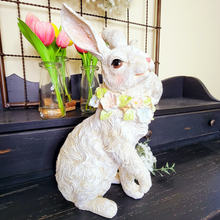 Load image into Gallery viewer, Easter Cottage Bunny Rabbit Statue 
