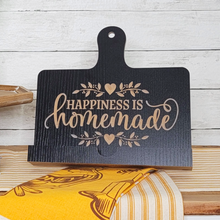 Load image into Gallery viewer, Happiness is Homemade Carved Cookbook Easel Stand

