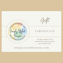 Load image into Gallery viewer, Simply Styled Season Gift Card
