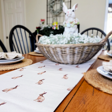 Load image into Gallery viewer, Cottage Bunny Table Runner
