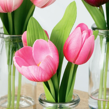 Load image into Gallery viewer, Dark pink Artificial Real Feel Tulip
